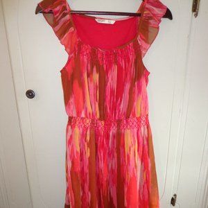 NWOT OLD NAVY SHEER DRESS S RUFFLES